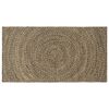 vidaXL Tapetes de &aacute;rea Natural e Preto 60 x 110 cm Juta