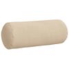vidaXL Almofadas de Apoio 2 pcs Creme &Oslash; 15 x 40 cm