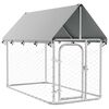 vidaXL Canil de exterior com telhado 200x100x150 cm