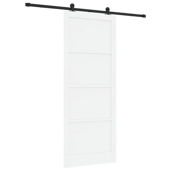 vidaXL Porta Deslizante ORKDAL Branco 93 x 232 cm