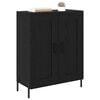 vidaXL Buffet Carvalho Preto 69,5 x 34 x 90 cm