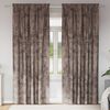 vidaXL Cortinas de Veludo 2 pcs Cappuccino 225 x 140 cm Veludo