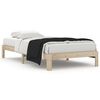 vidaXL Estrutura de cama 100x200 cm pinho maci&ccedil;o