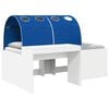 vidaXL Cama com T&uacute;nel 4 pcs Carvalho Artisian e Azul