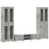 vidaXL Conjunto de m&oacute;vel de TV FLORIN 3 unid. Cinzento
