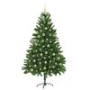 vidaXL &Aacute;rvore de Natal com 300 LEDs com suporte Verde 180 cm PE