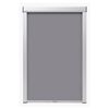 vidaXL Persianas de enrolar opacas cinzento P06/406