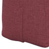 vidaXL Travesseiro para Costas Vinho Vermelho 160 x 24 x 50 cm tecido