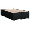 vidaXL Cama boxspring com colch&atilde;o 120x190 cm tecido preto