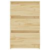vidaXL Mesas de cabeceira 2 pcs 40x29,5x64 cm pinho maci&ccedil;o