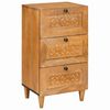 vidaXL Buffet com gaveta Castanho-claro 33.5 x 40 x 75 cm