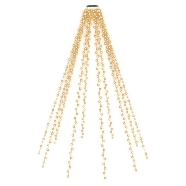 vidaXL Cord&atilde;o de luzes para &aacute;rvore de Natal 500 luzes LED 500 cm