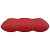 vidaXL Almofadas de Assento 4 pcs Vermelho 40 x 40 x 12 cm tecido