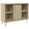 vidaXL Arm&aacute;rio p/ casa banho 80x33x60cm deriv. madeira carvalho sonoma