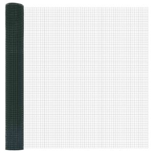 vidaXL Cerca de Arame Soldado Verde 1.4 x 10 m