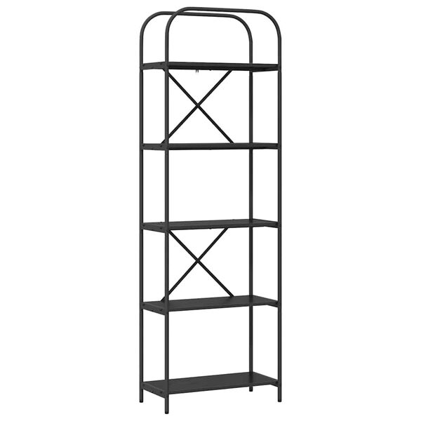 vidaXL Estante Carvalho Preto 60 x 30 x 183 cm Madeira processada