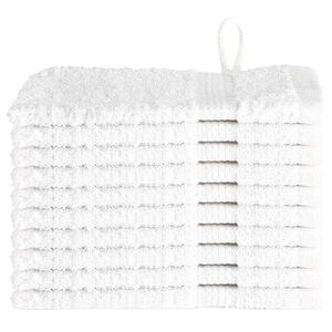 vidaXL Toalha de Convidado SOLUND 10 unid. Branco 15 x 21 cm 550 gsm