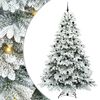 vidaXL &Aacute;rvore de Natal Artificial com 300 LEDs Branco 240 cm PE e PVC