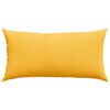 vidaXL Travesseiros de Sofá 2 pcs Amarelo Claro 80 x 40 cm