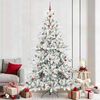 vidaXL &Aacute;rvore de Natal Articulada Artificial Branco 240 cm PVC e A&ccedil;o