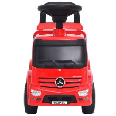 vidaXL Andador camião Mercedes Benz vermelho