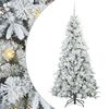 vidaXL &Aacute;rvore de Natal Articulada Artificial Branco 180 cm PE e PVC
