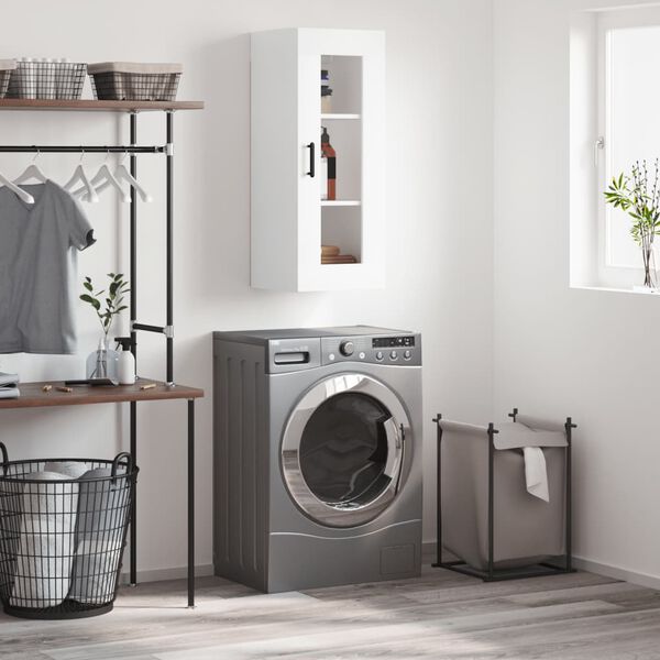 vidaXL Arm&aacute;rio de parede 34,5x34x90 cm branco