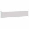 vidaXL Toldo lateral retr&aacute;til para p&aacute;tio 117x614 cm cinzento