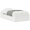 vidaXL Cama sem colch&atilde;o 90x190 cm madeira de pinho maci&ccedil;a branco