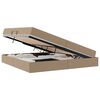 vidaXL Cama com arruma&ccedil;&atilde;o e colch&atilde;o com colch&atilde;o 2 pcs Cappuccino Couro
