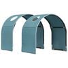 vidaXL T&uacute;nel de Cama para Cama Loft Infantil 2 unid. Azul-Claro