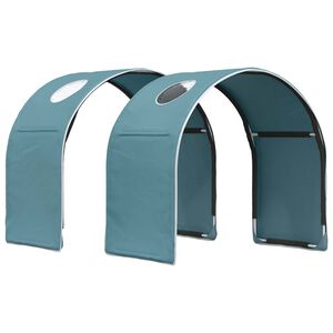vidaXL T&uacute;nel de Cama para Cama Loft Infantil 2 unid. Azul-Claro