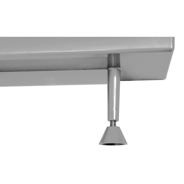 vidaXL Drenos Branco 88 x 8.8 x 8.5 cm Metal