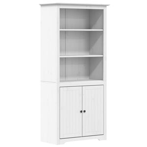 vidaXL Estante BODO 82x40x173 cm madeira de pinho maci&ccedil;a branco