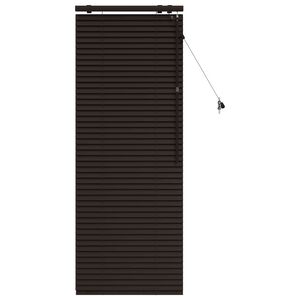 vidaXL Cortina Veneziana Marrom Escuro 60 x 160 cm 35 mm