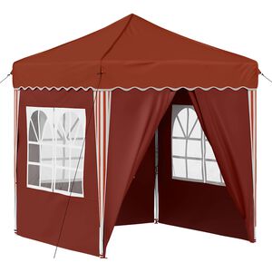 vidaXL Tenda de Festa Pop-up 195 x 195 x 245 cm Terracota