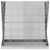vidaXL Comedouro de Feno Prateado 71 x 33 x 70 cm A&ccedil;o Galvanizado