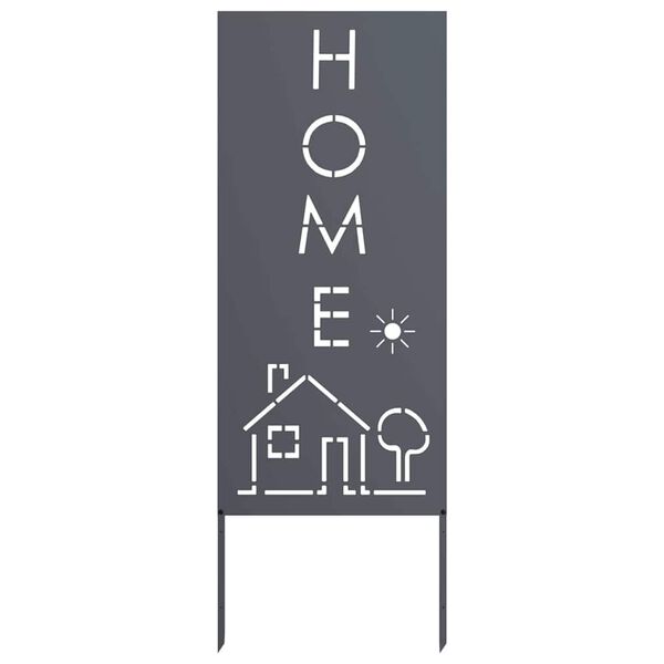 vidaXL Tela de Privacidade para Jardim Fretwork Antracite 50 x 140 cm