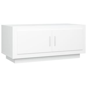 vidaXL Mesa de centro 102x50x45 cm derivados de madeira branco