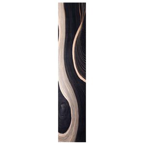 vidaXL Tapete de Cozinha Preto 300 x 60 cm Veludo