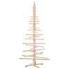 vidaXL &Aacute;rvore de Natal decorativa 210 cm madeira de pinho maci&ccedil;a