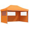 vidaXL Tenda de Festa Laranja 279 x 410 x 315 cm Tecido Oxford