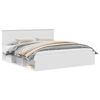vidaXL Estrutura da Cama com cabeceira Branco 180 x 200 cm
