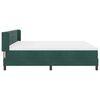 vidaXL Cama Box com colch&atilde;o Verde Escuro 200 x 200 cm Veludo