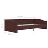 vidaXL Sof&aacute;-cama c/ colch&atilde;o e sa&iacute;da USB 90x200 cm tecido roxo