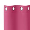 vidaXL Cortinas Blackout com Argolas 2 pcs Rosa Brilhante 225 x 140 cm