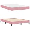 vidaXL Cama Box com colch&atilde;o Rosa 160 x 210 cm tecido