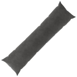 vidaXL Capa almofada HEERLEN Cinzento-Escuro 40 x 145 cm Veludo