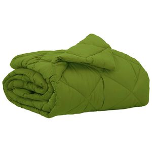 vidaXL Edredom de Ver&atilde;o Simples 200 x 135 cm Ver&atilde;o 200 gsm Verde