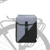 vidaXL Bolsa de Bicicleta Preto e Cinza 15.5 x 31.5 x 40 cm Poliéster